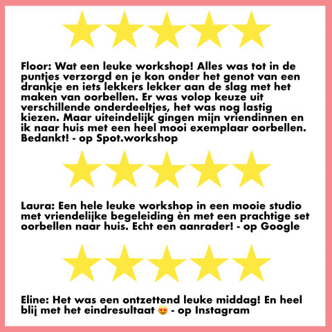 Workshop Modulaire Sieraden maken - Atelier in Utrecht - 07/11/26 - 14:30